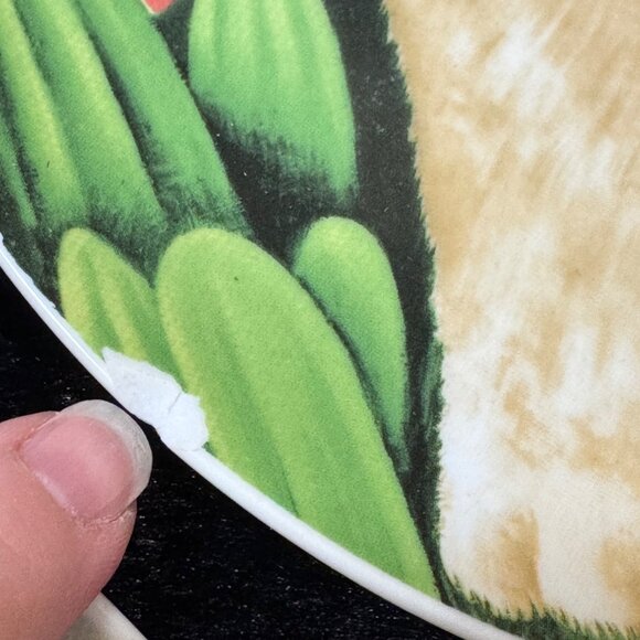 Department 56  Teaser And Tiger/Felica & Felina/  Decorative Plates Set of 4 - Picture 8 of 9